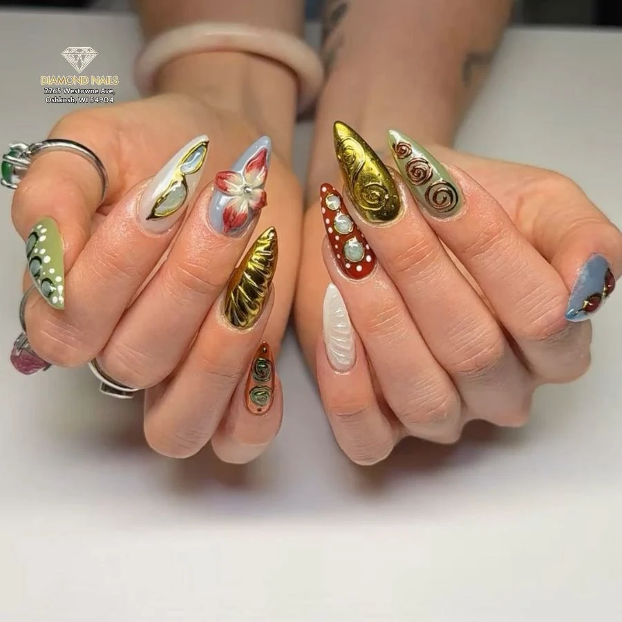 haloween nail ideas